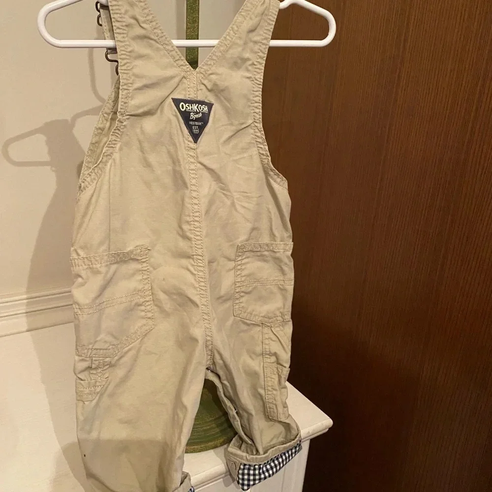 Oshkosh B’Gosh Khaki Overalls